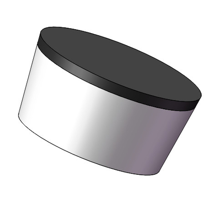 Okrągła wkładka z węglika spiekanego Rcmn, wkładka Pcd do aluminium